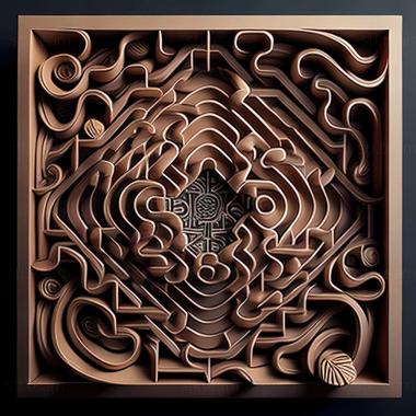 3D model labyrinth (STL)